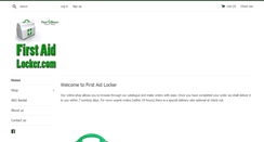 Desktop Screenshot of firstaidlocker.com